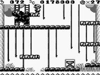 une photo d'Ã©cran de Donkey Kong (Game Boy) sur Nintendo Game Boy